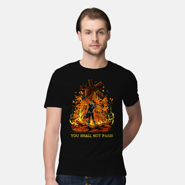 Defender Of La Mancha Remix-Mens-Premium-Tee-zascanauta