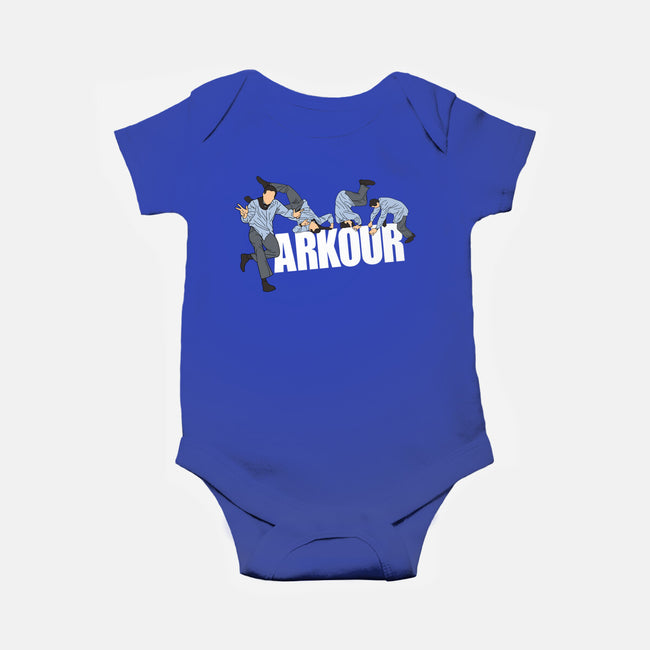 Parkour In The Office-Baby-Basic-Onesie-Tronyx79