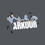 Parkour In The Office-Womens-V-Neck-Tee-Tronyx79