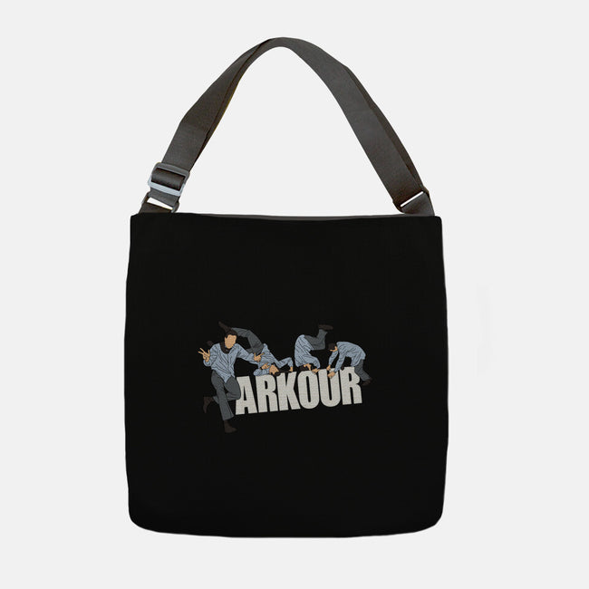 Parkour In The Office-None-Adjustable Tote-Bag-Tronyx79