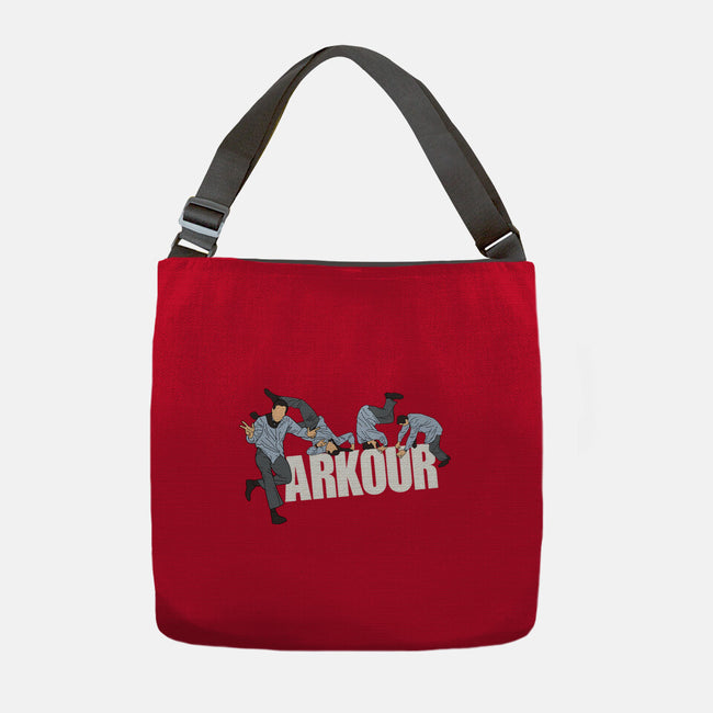 Parkour In The Office-None-Adjustable Tote-Bag-Tronyx79
