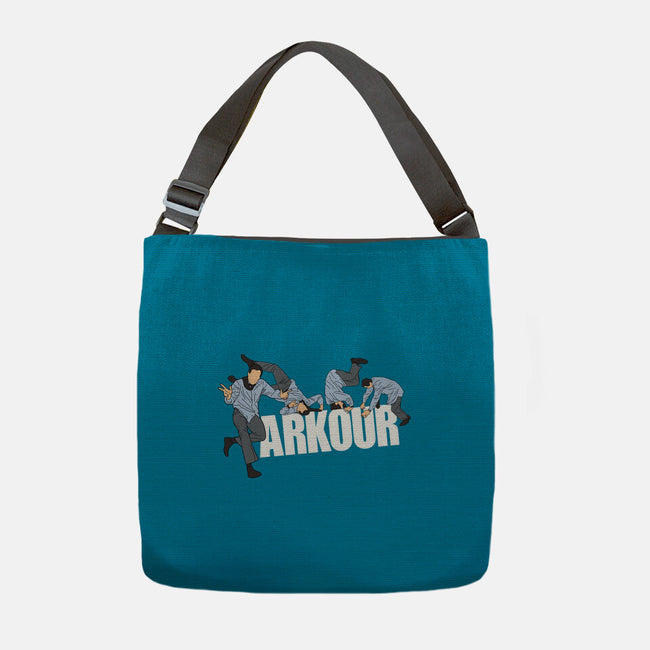 Parkour In The Office-None-Adjustable Tote-Bag-Tronyx79