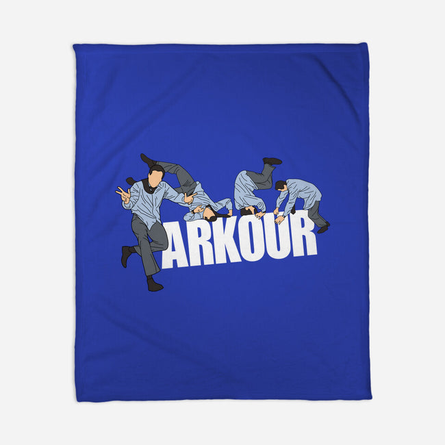 Parkour In The Office-None-Fleece-Blanket-Tronyx79