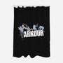 Parkour In The Office-None-Polyester-Shower Curtain-Tronyx79