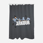 Parkour In The Office-None-Polyester-Shower Curtain-Tronyx79