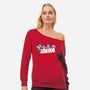 Parkour In The Office-Womens-Off Shoulder-Sweatshirt-Tronyx79