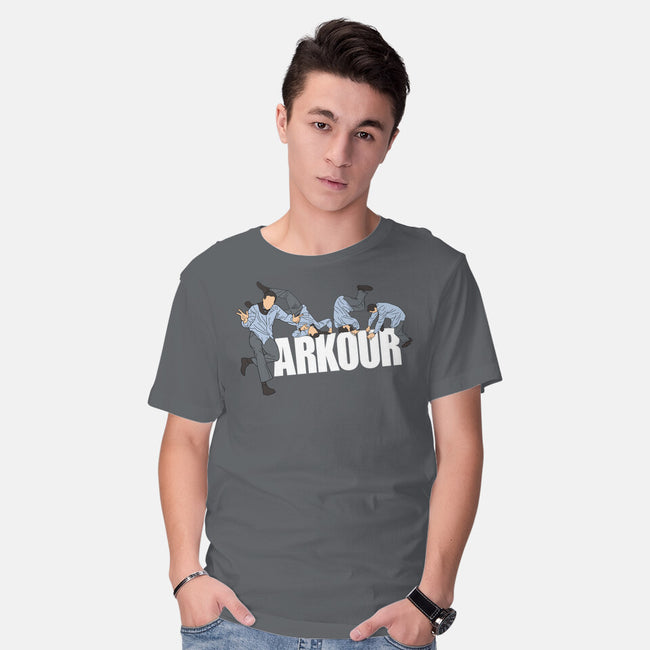 Parkour In The Office-Mens-Basic-Tee-Tronyx79