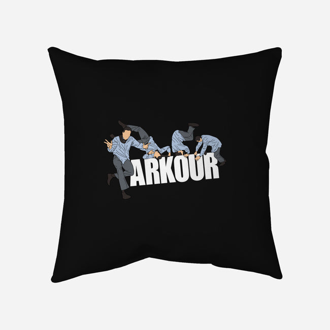 Parkour In The Office-None-Removable Cover w Insert-Throw Pillow-Tronyx79