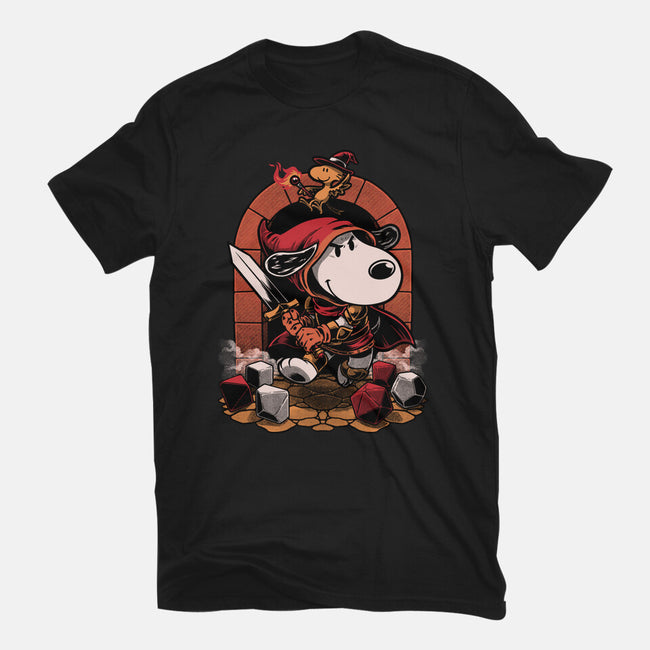 Beagle RPG Adventure-Unisex-Basic-Tee-Studio Mootant