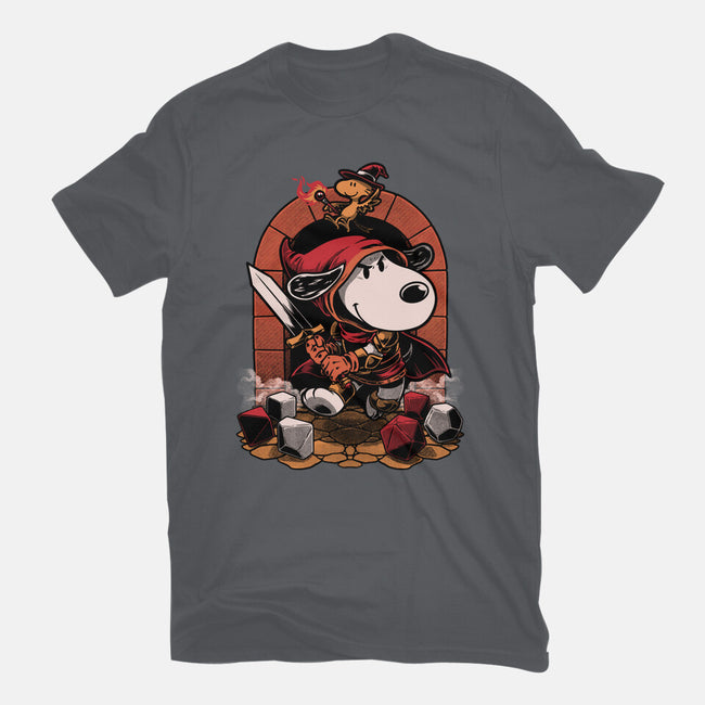 Beagle RPG Adventure-Womens-Fitted-Tee-Studio Mootant