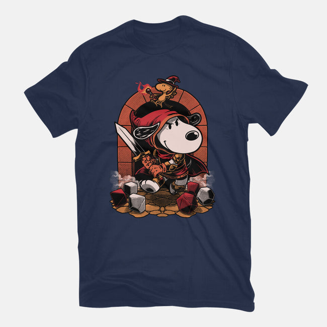Beagle RPG Adventure-Unisex-Basic-Tee-Studio Mootant