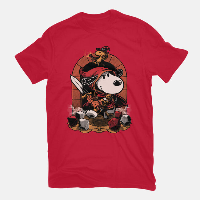 Beagle RPG Adventure-Unisex-Basic-Tee-Studio Mootant