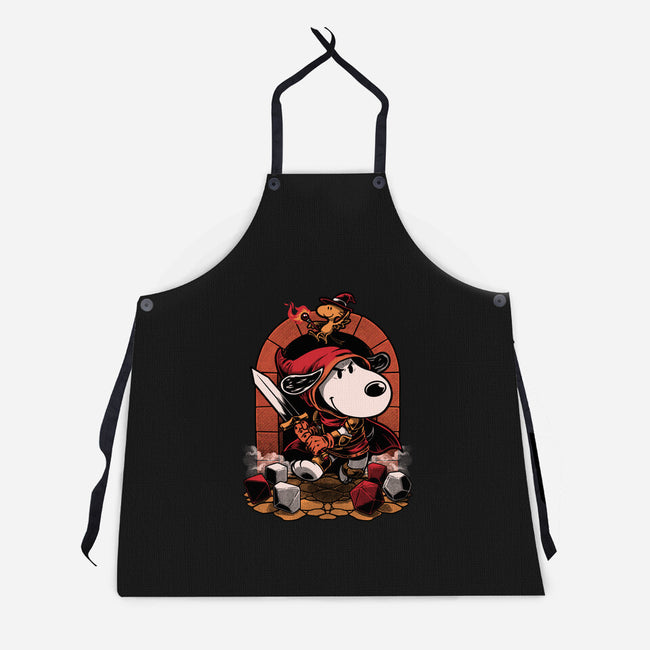 Beagle RPG Adventure-Unisex-Kitchen-Apron-Studio Mootant