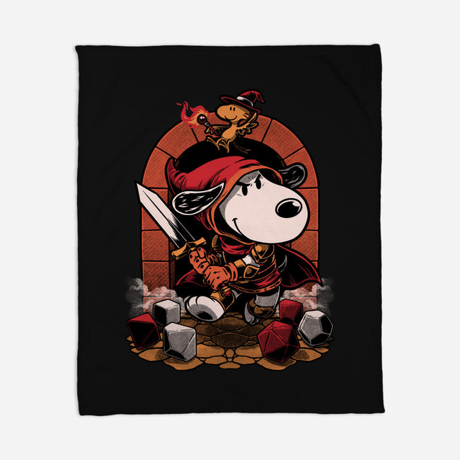 Beagle RPG Adventure-None-Fleece-Blanket-Studio Mootant