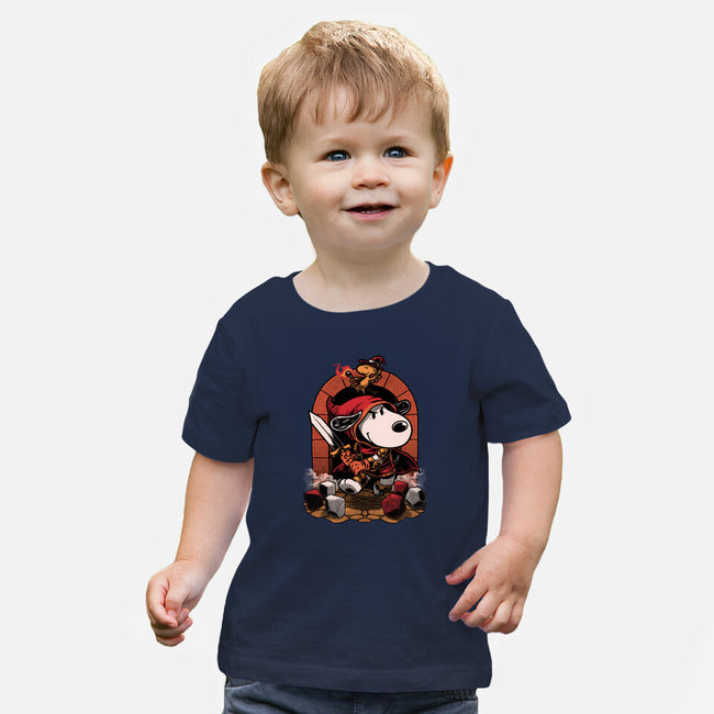 Beagle RPG Adventure-Baby-Basic-Tee-Studio Mootant