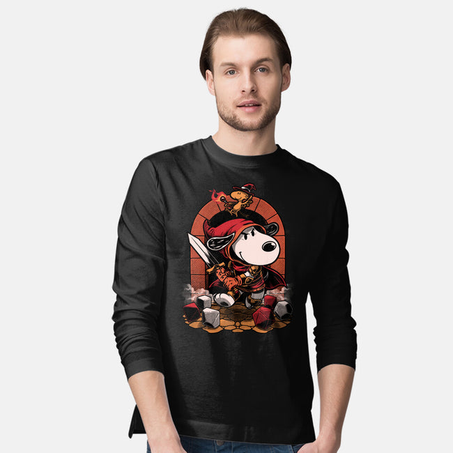 Beagle RPG Adventure-Mens-Long Sleeved-Tee-Studio Mootant