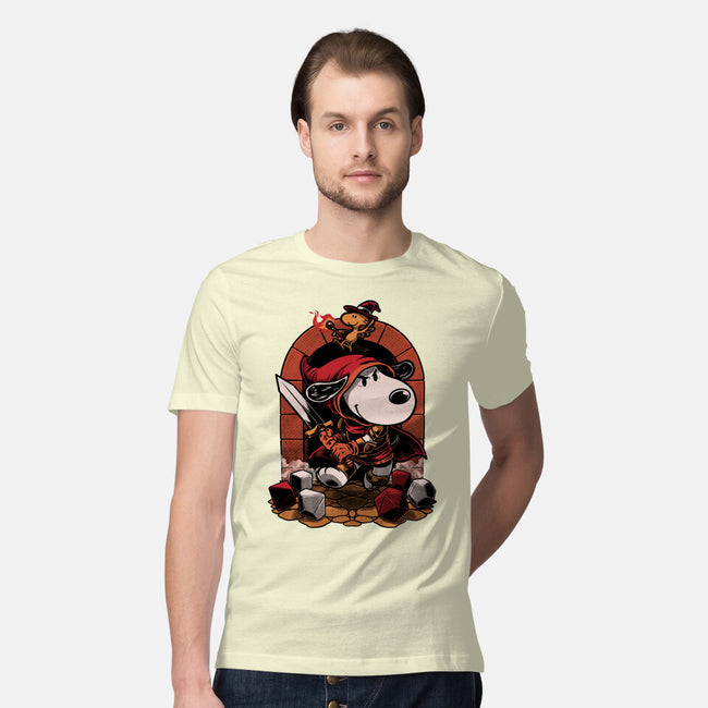 Beagle RPG Adventure-Mens-Premium-Tee-Studio Mootant