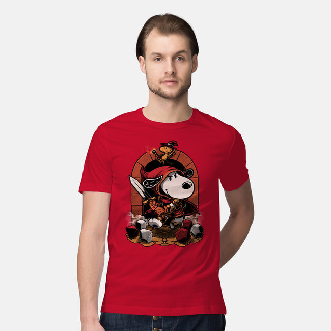 Beagle RPG Adventure-Mens-Premium-Tee-Studio Mootant