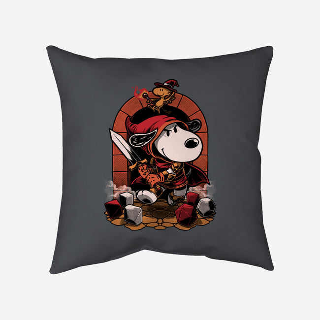 Beagle RPG Adventure-None-Removable Cover w Insert-Throw Pillow-Studio Mootant