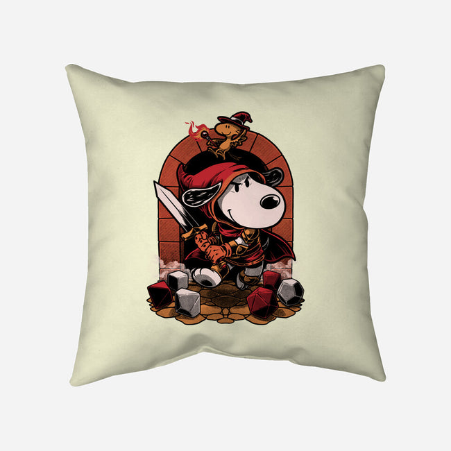 Beagle RPG Adventure-None-Removable Cover w Insert-Throw Pillow-Studio Mootant