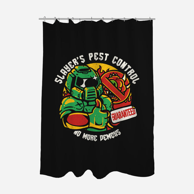 Slayer's Pest Control-None-Polyester-Shower Curtain-estudiofitas