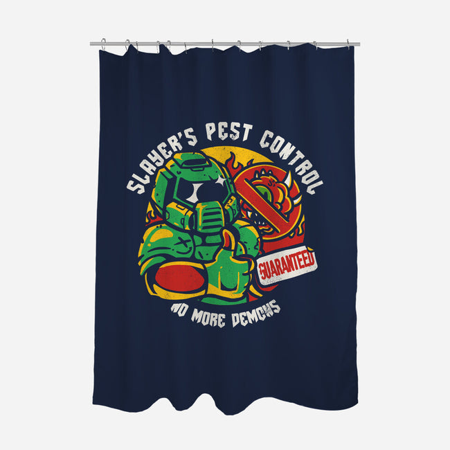 Slayer's Pest Control-None-Polyester-Shower Curtain-estudiofitas