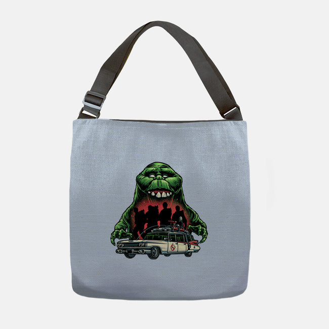 Green Slime-None-Adjustable Tote-Bag-momma_gorilla