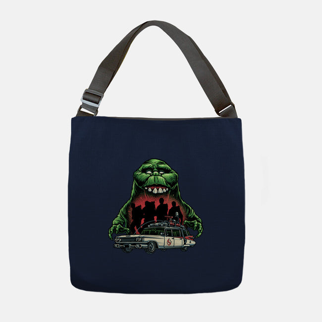 Green Slime-None-Adjustable Tote-Bag-momma_gorilla