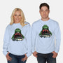 Green Slime-Unisex-Crew Neck-Sweatshirt-momma_gorilla