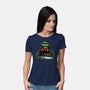 Green Slime-Womens-Basic-Tee-momma_gorilla