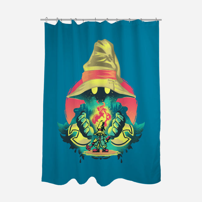 Black Mage Legend-None-Polyester-Shower Curtain-hypertwenty