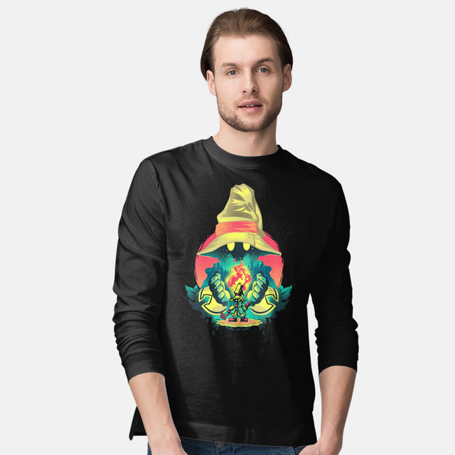 Black Mage Legend-Mens-Long Sleeved-Tee-hypertwenty