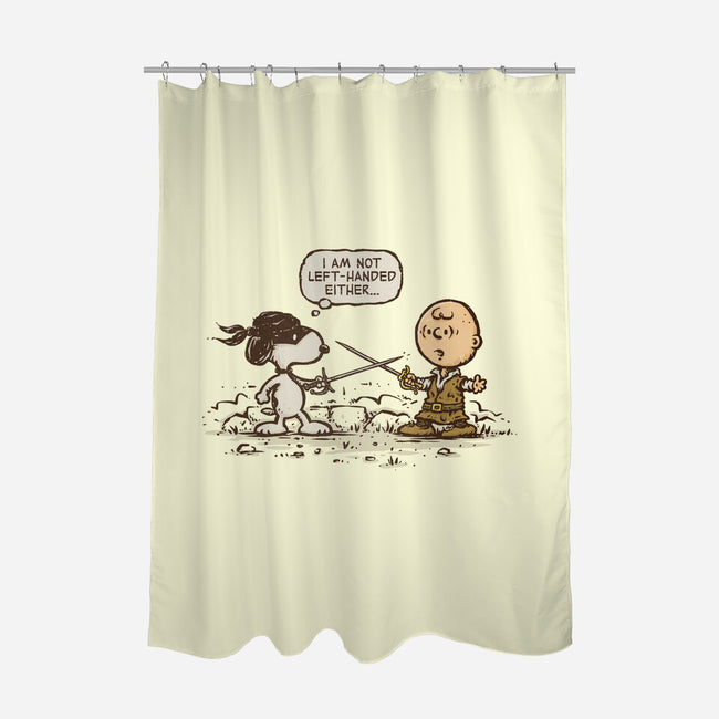 Not Left-Handed-None-Polyester-Shower Curtain-kg07