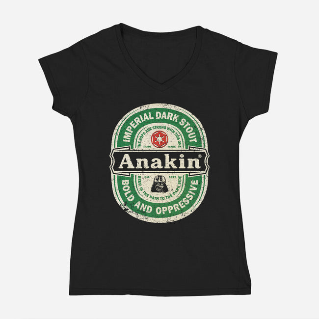 Imperial Dark Stout-Womens-V-Neck-Tee-kg07