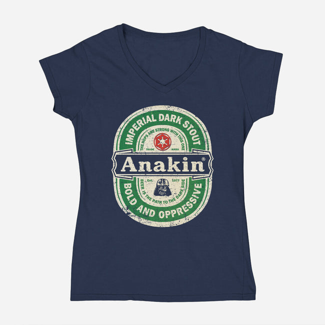Imperial Dark Stout-Womens-V-Neck-Tee-kg07