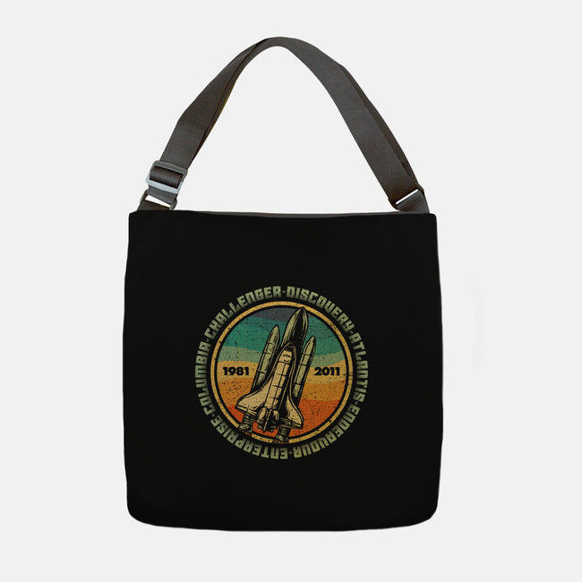 Through Hardship To The Stars-None-Adjustable Tote-Bag-kg07