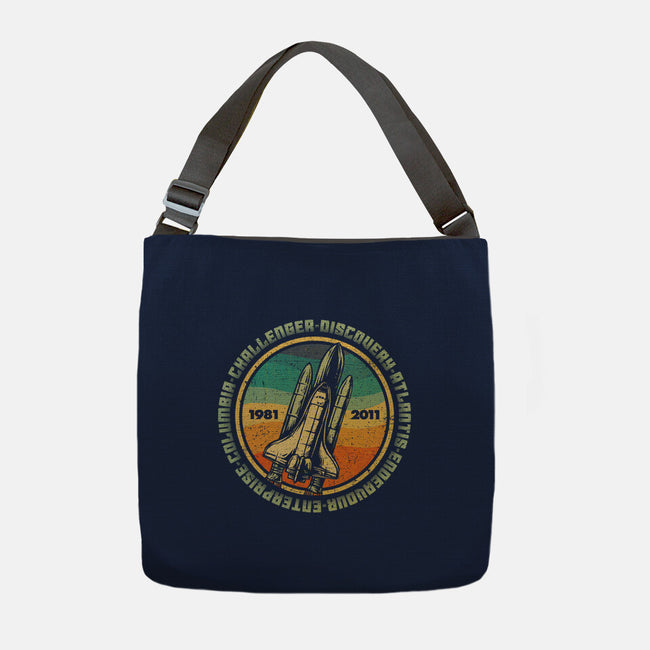 Through Hardship To The Stars-None-Adjustable Tote-Bag-kg07