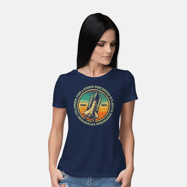 Through Hardship To The Stars-Womens-Basic-Tee-kg07