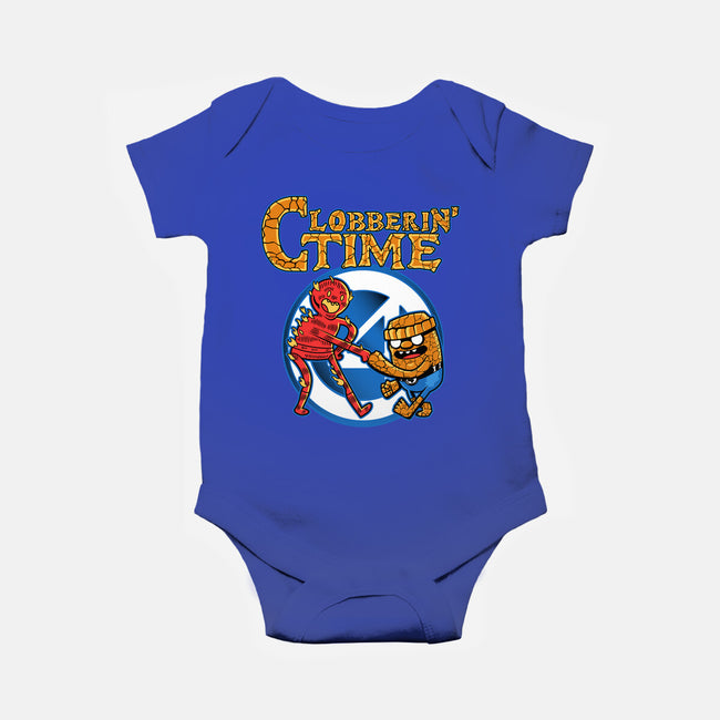 Clobberin Time-Baby-Basic-Onesie-demonigote