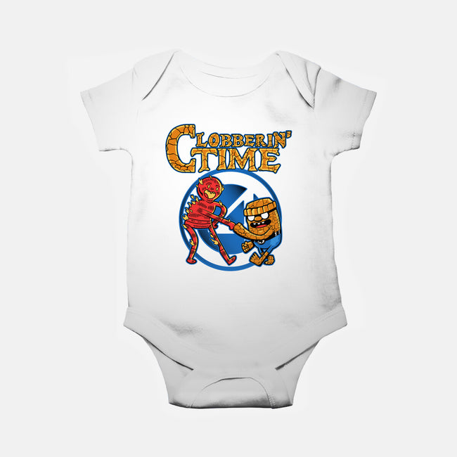 Clobberin Time-Baby-Basic-Onesie-demonigote