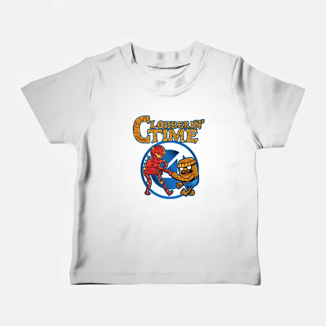 Clobberin Time-Baby-Basic-Tee-demonigote