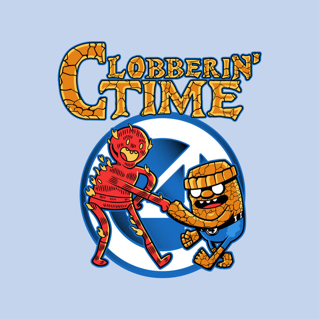 Clobberin Time-Womens-Fitted-Tee-demonigote