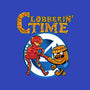 Clobberin Time-None-Polyester-Shower Curtain-demonigote