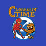 Clobberin Time-Womens-V-Neck-Tee-demonigote