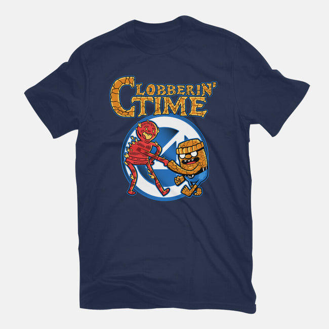 Clobberin Time-Womens-Fitted-Tee-demonigote