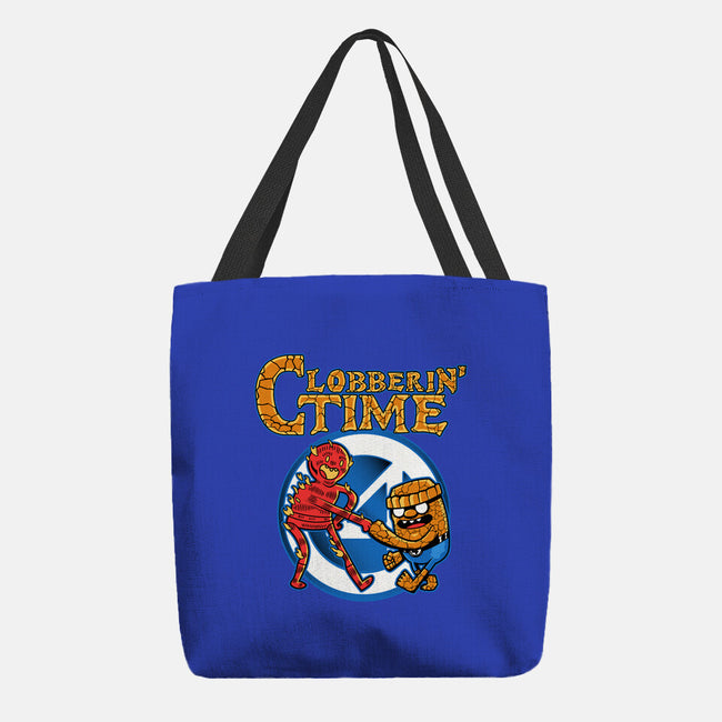 Clobberin Time-None-Basic Tote-Bag-demonigote