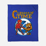 Clobberin Time-None-Fleece-Blanket-demonigote