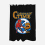 Clobberin Time-None-Polyester-Shower Curtain-demonigote