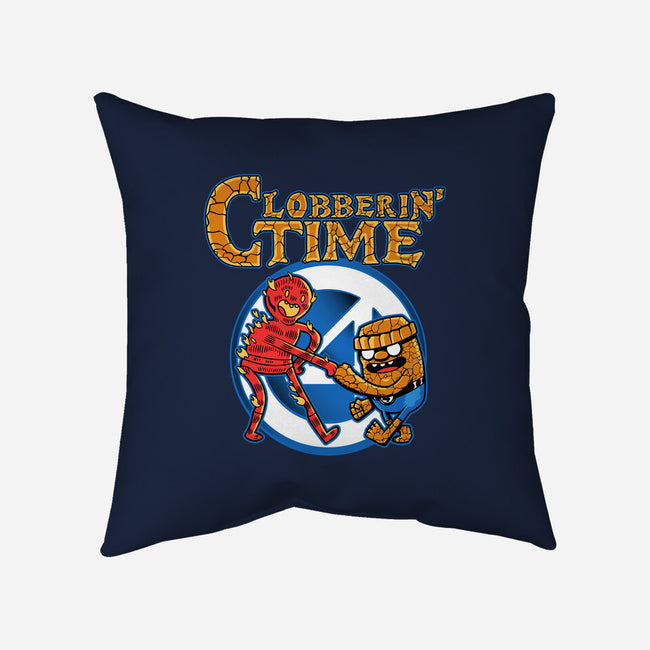 Clobberin Time-None-Removable Cover w Insert-Throw Pillow-demonigote