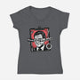 That's What She Said-Womens-V-Neck-Tee-glitchygorilla